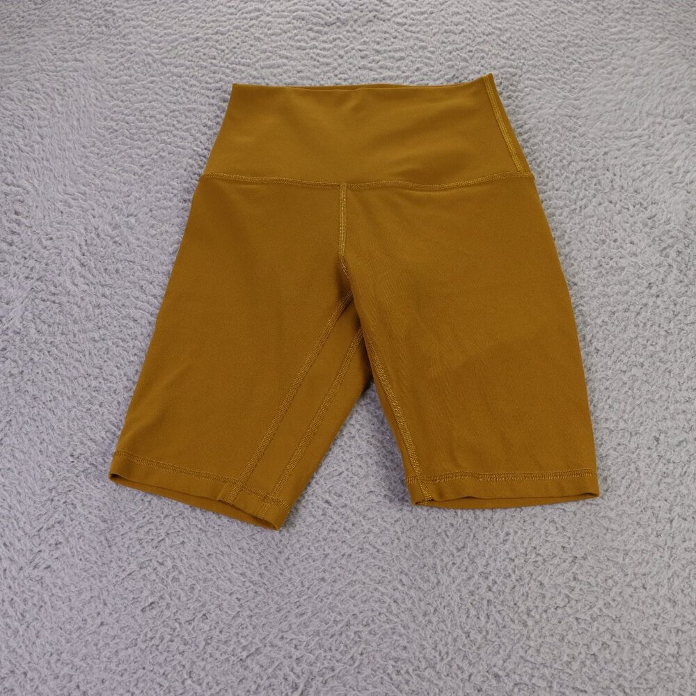 Lululemon Lululemon Align Shorts 8" Womens 2 Gold Spice Biker High Waisted Gym